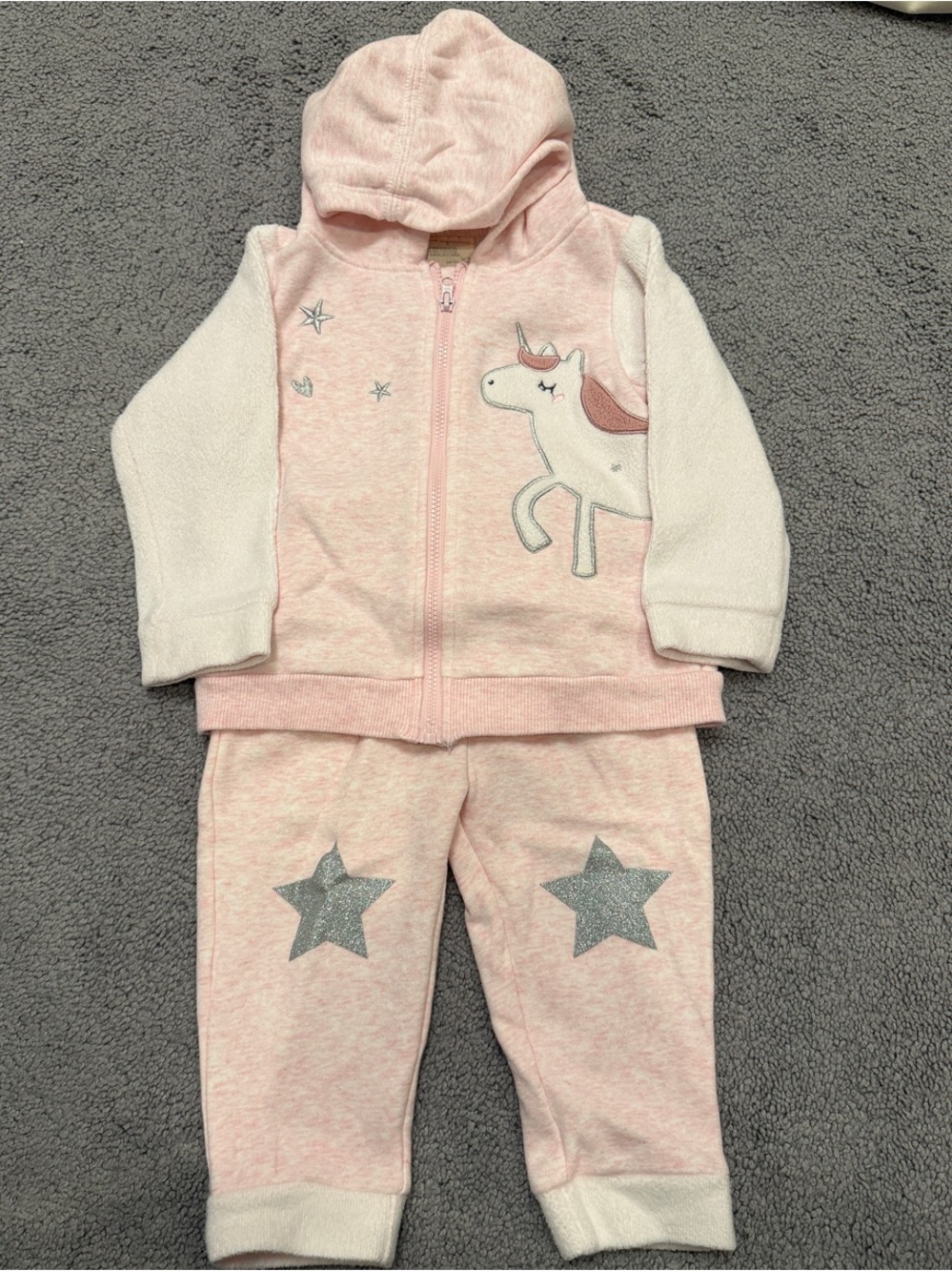 First Impressions Pink and White Unicorn Star Matching Set